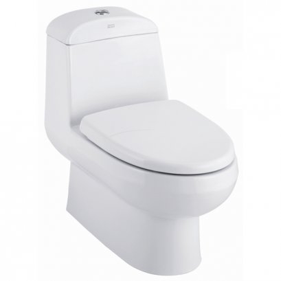 TF-2046-WT-0 สุขภัณฑ์ชิ้นเดียว ใช้น้ำ 6 L พร้อมฝารองนั่ง Soft Close รุ่น Active