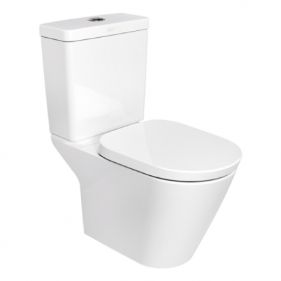 TF-2102-WT-0 สุขภัณฑ์สองชิ้น ใช้น้ำ 3/4.5 L พร้อมฝารองนั่ง Soft Close รุ่น Tonic New Wave Square