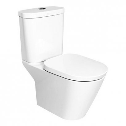 TF-2103-WT-0 สุขภัณฑ์สองชิ้น ใช้น้ำ 3/4.5 L พร้อมฝารองนั่ง Soft Close รุ่น Tonic New Wave Round