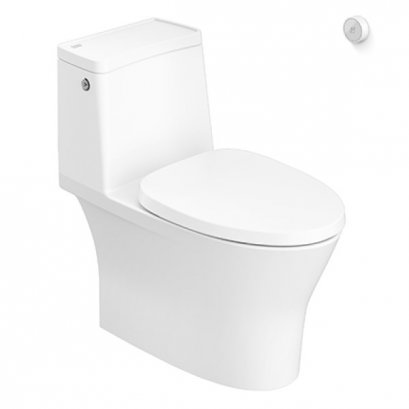 TF-2530SCTL-WT-0 สุขภัณฑ์ชิ้นเดียว ใช้น้ำ 4.8 L พร้อมฝารองนั่ง Soft Close และ ระบบฟลัชแบบเซ็นเซอร์ รุ่น Flexio