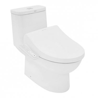 TF-2531EB4-WT-0 สุขภัณฑ์ชิ้นเดียว ใช้น้ำ 3/4.2 L รุ่น Neo Modern พร้อม EB-NB07SL1 ฝารองนั่งอเนกประสงค์ (ใช้ไฟฟ้า) รุ่น Pristine