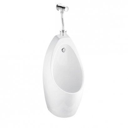 TF-6727N-WT-0 โถปัสสาวะชายแขวนผนัง พร้อมฟลัชวาล์ว รุ่น NEW CONTOUR