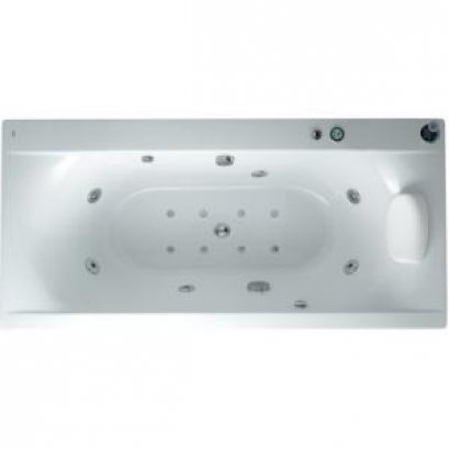 TF-70132100-WT อ่างอาบน้ำวน+อัดอากาศ+หมอน รุ่น MOMENT