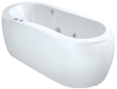 TF-70192100-WT อ่างอาบน้ำวน+อัดอากาศ+หมอน รุ่น ACACIA 1700