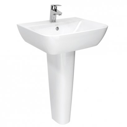 WP-1511/F711-WT-0 อ่างล้างหน้า แบบขาตั้ง รุ่น CYGNET