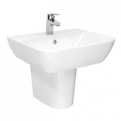 WP-1511/F712-WT-0 อ่างล้างหน้าพร้อมขาตั้งลอย รุ่น Cygnet