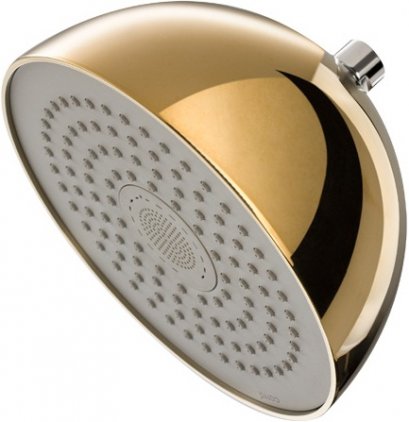 Z002V#GR หัวฝักบัวก้านแข็งพร้อมลำโพงบลูทูธ (สีทอง) รุ่น MUSE