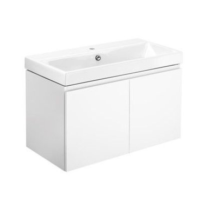 V0904WH ตู้เก็บของใต้อ่างล้างหน้าแบบแขวนผนัง สำหรับอ่าง C0900