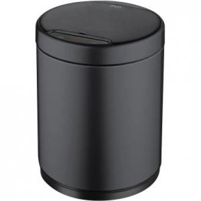 JAVABC-JH8826TG-9L ถังขยะสเตนเลส ระบบเซนเซอร์ แบตเตอรี่ลิเธี่ยม ทรงกลม สีเทาเข้ม ขนาด9L:25*34.6CM