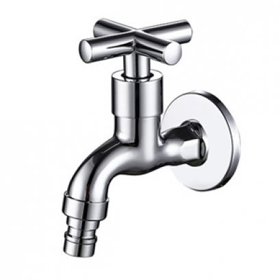 PM1036Q64(HM) ก๊อกเดี่ยวติดผนังคอสั้นแบบปลายมีที่ต่อสายยาง รุ่น COSMOS