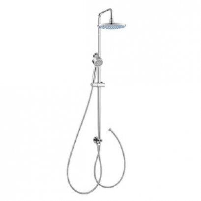 PM612 ชุดฝักบัวก้านแข็ง ขนาด 8 นิ้ว พร้อมฝักบัวสายอ่อน 3 ฟังก์ชั่น