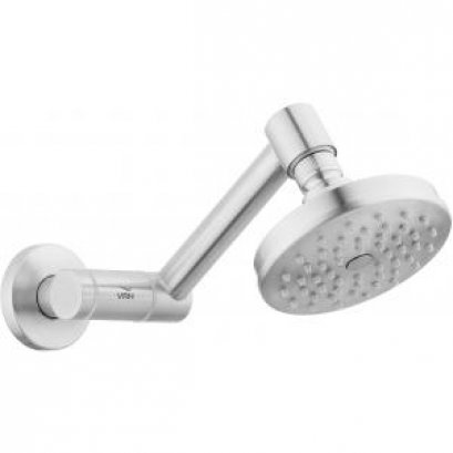 FJVHS-112QAS ฝักบัวก้านแข็งติดผนัง หัว 4 นิ้วทรงแบน