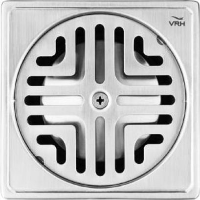 FUVHU-W001BS ตะแกรงกันกลิ่นทรงสี่เหลี่ยม 4&quot;ฝากลมท่อขนาด 1.5&quot;