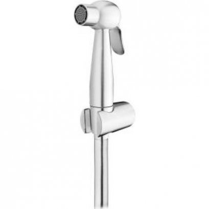 FXDH0-0041KS ชุดหัวฉีดชำระสเตนเลสทรงกลมรุ่น RIVIERA พร้อมสายSilverยาว1.20เมตรและขายึด