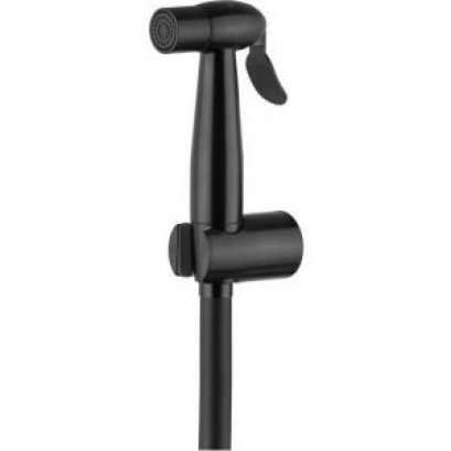 FXVH0-40NSBL ชุดหัวฉีดชำระทรงตรงพร้อมสาย1.2ม.+ขายึด สีดำ