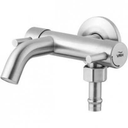 HFVSB-7120K12 ก๊อกลงบ่อ+หางปลาไหล แบบติดผนัง รุ่น BONNY