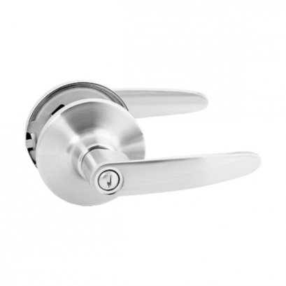 HQ446-TL02BK มือจับก้านโยกสำหรับห้องน้ำ แบบไม่มีลูกกุญแจระบบ TUBULAR LOCK