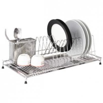 HW106-W106O ชั้นวางจาน ตะเกียบ ช้อนพร้อมถาด ขนาด260x530x170 มม.