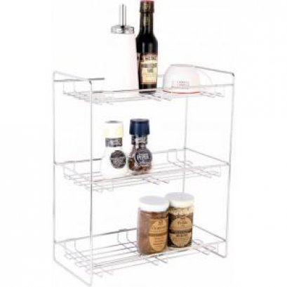 HW108-W108B ชั้นวางขวดแบบชั้นตรงใหญ่ 3 ชั้น ขนาด160x310x380มม.