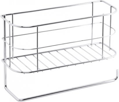 HWHOY-H104F ตะแกรงเอนกประสงค์พร้อมที่แขวนทิชชู