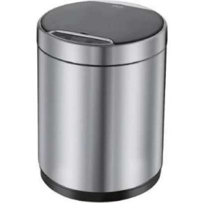 JAVABC-JH8826MT-9L ถังขยะสเตนเลส ระบบเซนเซอร์ แบตเตอรี่ลิเธี่ยม ทรงกลม สีสเตนเลส ขนาด9L:25*34.6CM