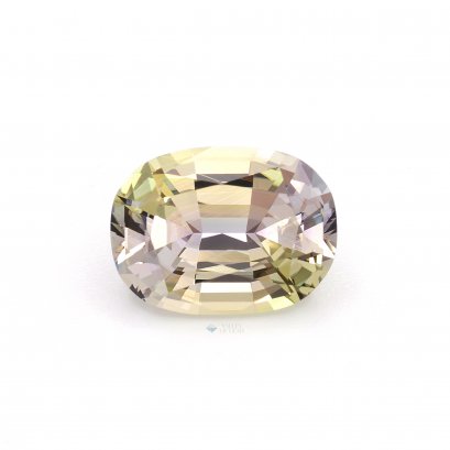 Yellow violet Tanzanite 2.10 cts.