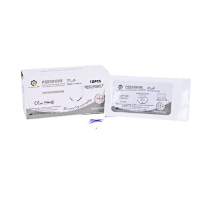 ไหมเย็บแผล PAXANONE (Polydioxanone) PDO ชนิดละลายติดเข็ม มี อย. (12 เส้น/กล่อง)