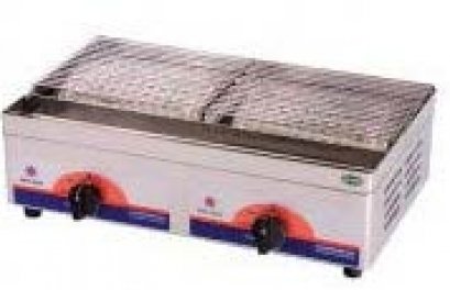 เตาปิ้งย่างอินฟาเรด 2 หัวเตา หน้าเตาสแตนเลส ยี่ห้อบิ๊กซัน รุ่น BS-922