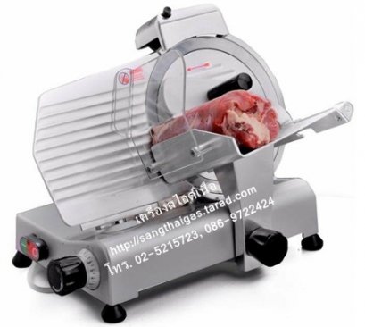 เครื่องสไลด์เนื้อแช่แข็ง เครื่องสไลด์เนื้อชาบู กึ่งอัตโนมัติขนาด 6 นิ้ว
