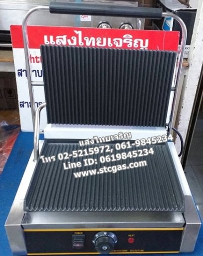 เตาพานีนี่ใช้ไฟฟ้า เตาแซนวิชแผ่นหยัก ขนาดใหญ่