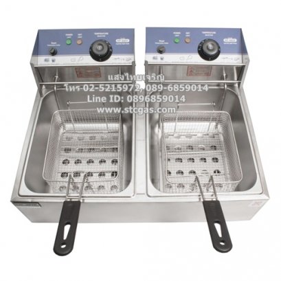 หม้อทอดไฟฟ้าอ่างคู่ 12 ลิตร (อ่างละ 6 ลิตร) ยี่ห้อนาโนเทค