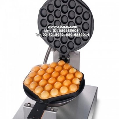 เตาวาฟเฟิลฮ่องกงใช้ไฟฟ้า 30 ปุ่ม กล่องเหลือง