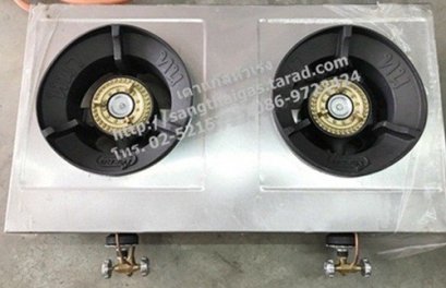 เตาแก๊สหัวเร่ง เตา KB5 แบบ 2 หัวเตา ยี่ห้อไมโคร