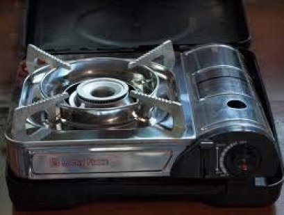 เตาแก๊สกระป๋องแบบพกพา ยี่ห้อลัคกีเฟลม รุ่น LF-90s สแตนเลสทั้งตัว