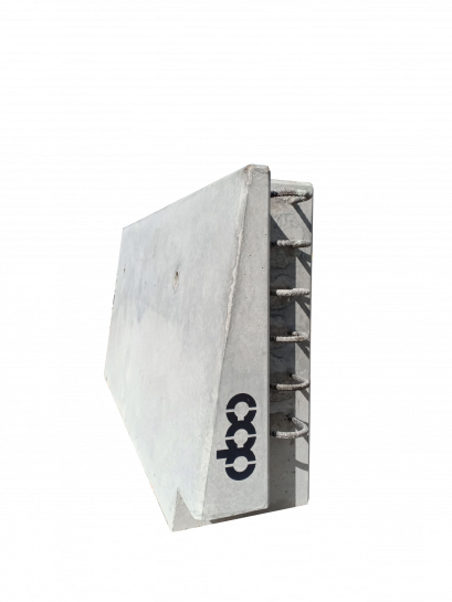 เกาะกลางถนน (Concrete Barrier) มาตรฐานกรมทางหลวงชนบท 2564 (กำแพงคอนกรีต กั้นถนน มาตราฐานกรมทางหลวงชนบท ลาด 1 ด้าน ประเภท A)