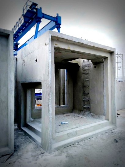 บ่อพักคอนกรีตเสริมเหล็กสำหรับ ท่อสี่เหลี่ยม (Box out)