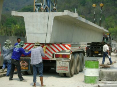 คานสะพานคอนกรีตอัดแรง (PLANK GIRDER AND GIRDER)