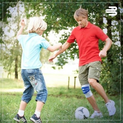 การสวมสนับเข่า