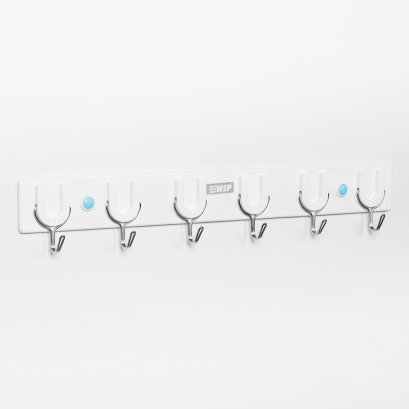 ขอแขวนพลาสติก 6 ขอ