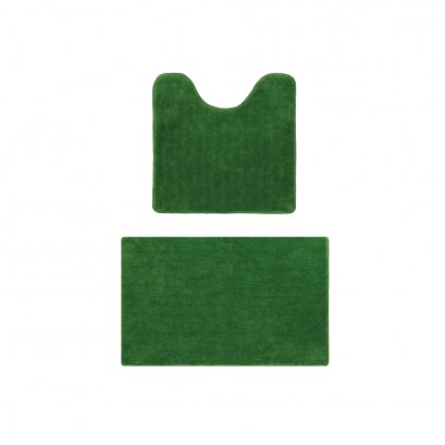 พรมเช็ดเท้า ไมโครไฟเบอร์ รุ่น ชุด 2 ชิ้น  ขนาด 45x45, 45x65 ซม.