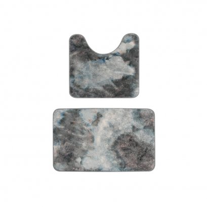 พรมเช็ดเท้า ไมโครไฟเบอร์ รุ่น ART DESIGN MAT ชุด 2 ชิ้น ขนาด  45x45,45x65 ซม.