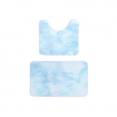 พรมเช็ดเท้า ไมโครไฟเบอร์ รุ่น ART DESIGN MAT ชุด 2 ชิ้น ขนาด  45x45,45x65 ซม