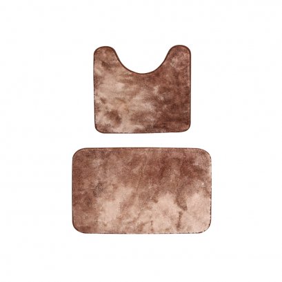 พรมเช็ดเท้า ไมโครไฟเบอร์ รุ่น ART DESIGN MAT ชุด 2 ชิ้น ขนาด  45x45,45x65 ซม.