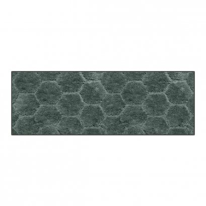 พรมเช็ดเท้า ไมโครไฟเบอร์ รุ่น ลายคลื่น ขนาด 40 x 120 ซม.