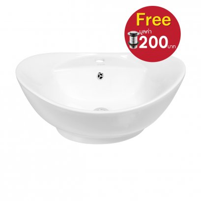 CERAMIC ART BASIN + POP UP