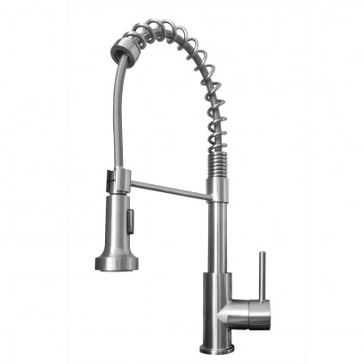 ก๊อกอ่างล้างจาน แบบดึง-ยืด หัวก๊อกได้ สแตนเลส 304