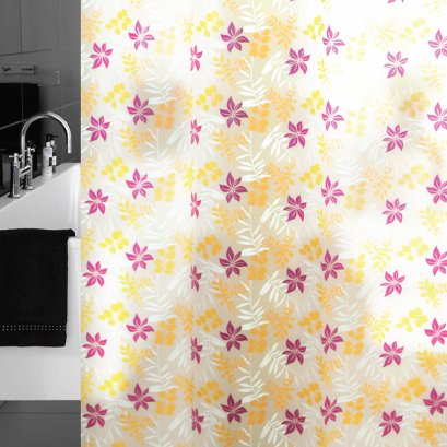 ผ้าม่านห้องน้ำพลาสติกพิมพ์ลาย รุ่น PEVA WONDERBATH