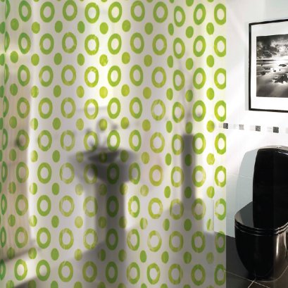 PLASTIC SHOWER CURTAIN PVC ACUSTEX