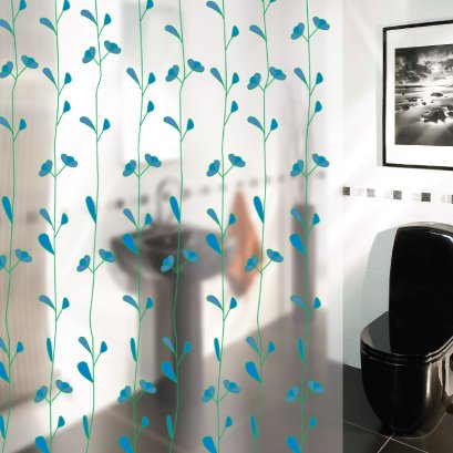 ผ้าม่านห้องน้ำพลาสติกพิมพ์ลายสวยงาม รุ่น PVC ACUSTEX