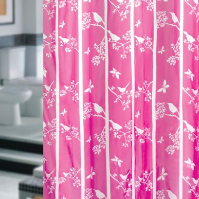 TEXTILE SHOWER CURTAIN POLYFETTA-HOMETEX